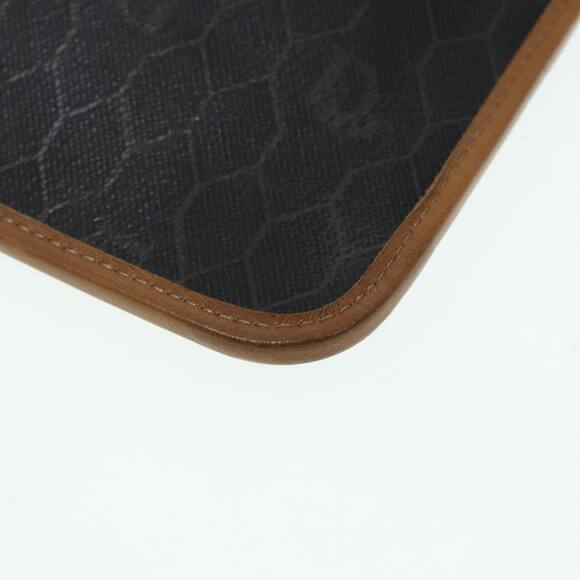 DIOR Chain Shoulder Bag Leather Black Brown Gold - Picture 9 of 16